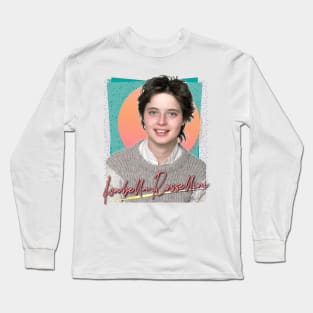 Isabella Rossellini // 80s Aesthetic Fan Design Long Sleeve T-Shirt